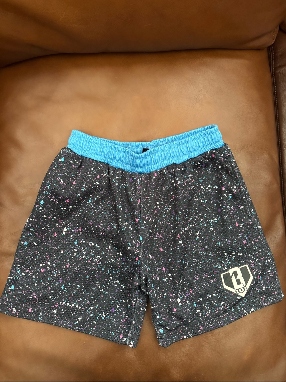 Baseball Lifestyle 101 BL101 Galaxy Splatter Shorts (Youth M)